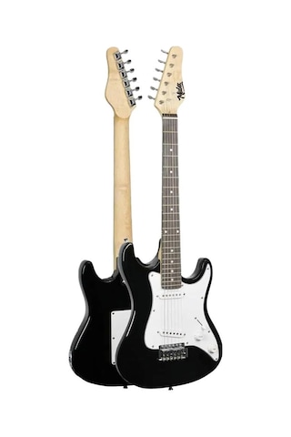 Midex Ceg-36bk 8-12 Yaş Çocuklar İçin Amfili Full 3/4 36 İnç Elektro Gitar Seti White Black
