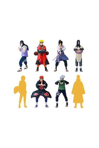 Naruto 8'li Koleksiyon Figür Seti Model 1
