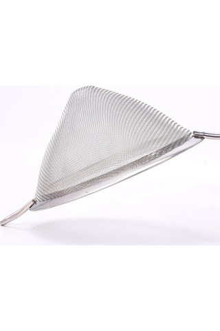 Paslanmaz Çelik Saplı Konik Süzgeç 14 Cm Çok Renkli