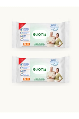 Vücut Ve Perine Temizlime Havlusu 48 Büyük Yaprak 2 Adet Diğer