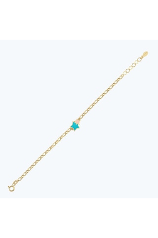 Altınbaş Altın Çocuk Yıldız Bileklik Ajrbl0046-y-24754 Çok Renkli