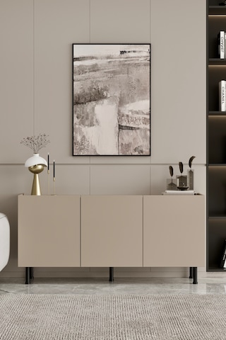 Hitit Konsol 175 Cm 100% Mdf Metal Ayak Kumtaşı