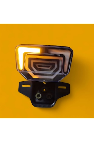 Cg Arka Stop Led'li Sinyal'li Yeni Model Sarı -2310 Sarı