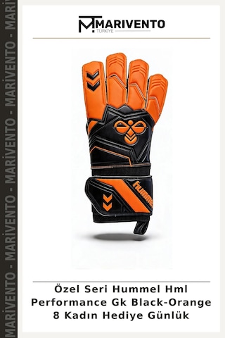 Marivento Özel Seri Hummel Hml Performance Gk Black-orange 8 Kadın Hediye Günlük Siyah - Turuncu