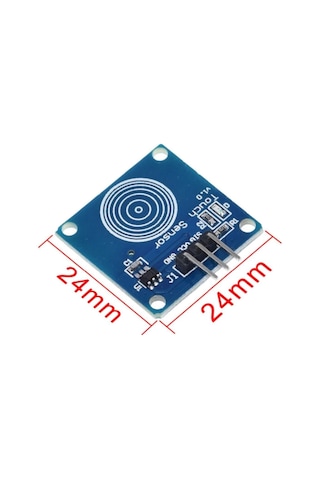 3 Adet Ttp223b Kapasitif Dokunmatik Sensör Modül Kartı Touch Sensor Arduino Rodevino