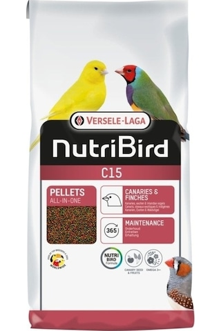 Versele Laga Nutribird C15 Kuş Pellet Yemi 10 KG