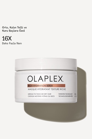 Olaplex Rich Hydration Mask - Orta, Kalın Telli Ve Kuru Saçlar İçin Yoğun Nemlendirici Maske