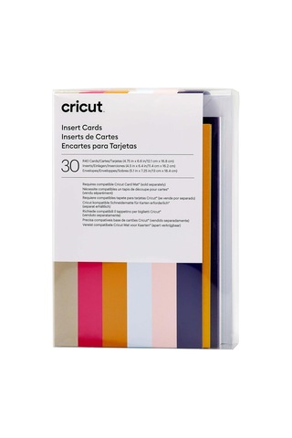 Cricut Insert Cards / Sensei / 12,1 Cm X 16,8 Cm Cricut - Boyut R40 / 30'lu Paket / Cricut Kart Matı İle Kullanım İ