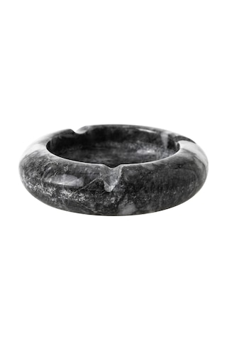 Round Mermer Küllük Siyah