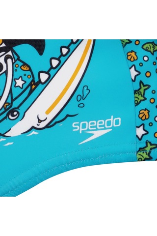 Speedo Speedo Prınted Poly Cap Iu Blue/green 24144 Çok Renkli