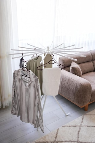 Houseplus House Plus Hely Açılıp Kapanabilir 360 Dönebilen Kurutmalık Askısı Bej Krt57058-4 Genel