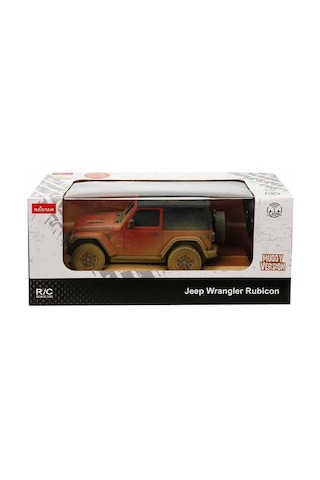 32021 Kumandalı Jeep Wrangler Rubicon Muddy 1:24