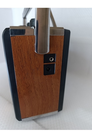 Nostalji Radyo Kaset Çalar Bluetooth Hoparlör Klasik Radyo - Kahverengi- Tek Ebat
