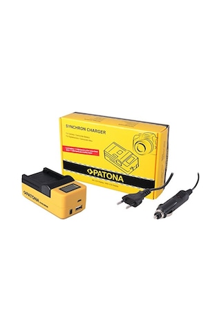 Patona Senkron LCD Ekranlı Usb Şarj Cihazı (Nikon Enel15 Uyumlu)
