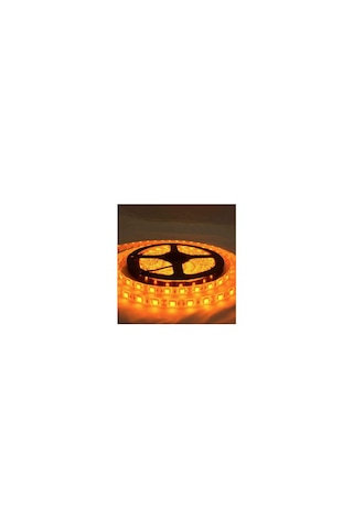 Helios 12v 4040 İç Mekan Şerit Led 5 Metre Amber Renk-Metre Amber-5 Metre