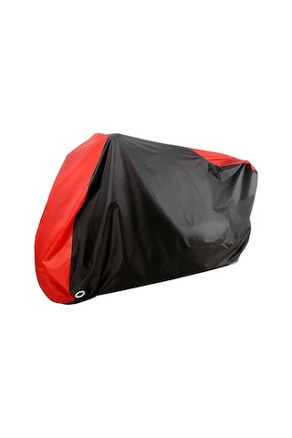 Kırmızı Siyah Suzuki Gsx-r 750 Srad Kırmızı Siyah Su Geçirmez Motosiklet Brandası-arka Çanta Uyumlu Değil