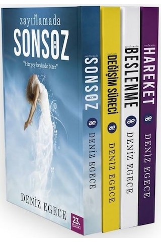 Deniz Egece Zayıflama ve Sağlık Seti - 4 Kitap Takım - Deniz Egece - Egece Yayınları