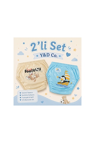 Y&d Co. Tuvalet Alıştırma Külodu Erkek Çocuk 2'li Set 4 Yaş