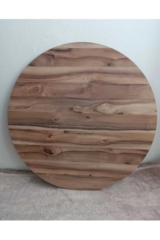 Dzgn Home Katlanabilir Metal Ayaklı Ahşap Yer Sofrası Kahve100 Cm