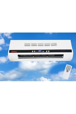 Dubbo 2200 W. Klima Duvar Tipi Isıtıcı Vantilatör Uzakdan Kuman