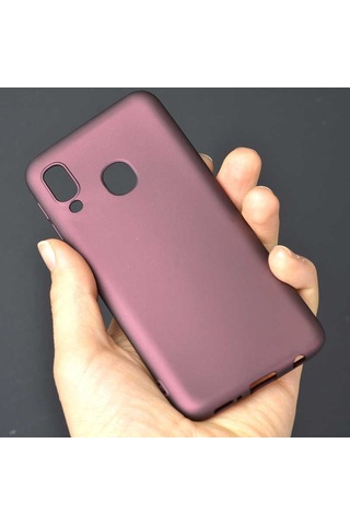 Samsung Galaxy Uyumlu A40 Kılıf Zore Esnek Mat Premier Silikon Kapak
