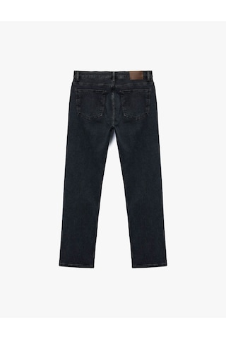 Koton Mark Pamuklu Straight Fit Lacivert Erkek Jean Pantolon 6wam40058nd Lacivert