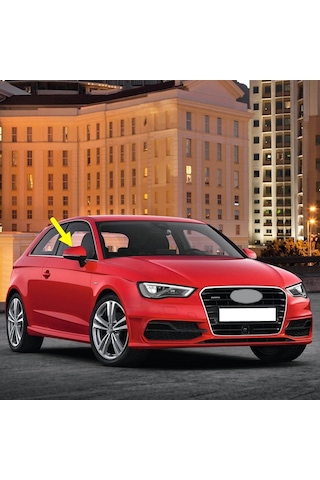 Audi A3 Hb 2013-2016 Sağ Dış Dikiz Ayna Kapağı 8v0857528d