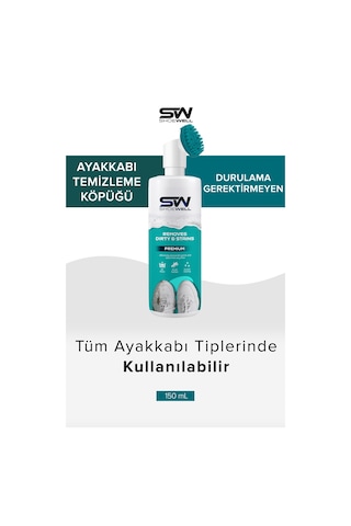 Shoewell Susuz Ayakkabı Temizleme Köpüğü 150 ML Beyaz