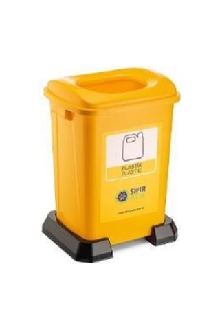 Sıfır Atık Geri Dönüşüm Atık Kovası Plastik Atık 50 Lt