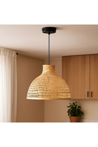 Modelight İbiza Bambu Sarkıt - Natürel - 40 Cm Natürel