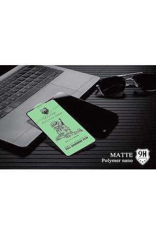 Xiaomi Redmi Note9 Pro Mat Ekran Koruyucu Full Seramik Ve Darbey