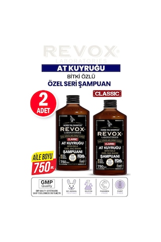 Revox Bitki Özlü At Kuyruğu Şampuanı 2 x 750 ML