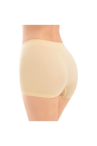 Cottonhill Premium - Kadın Ten Ultra-rahat Seamless Boxer Ten