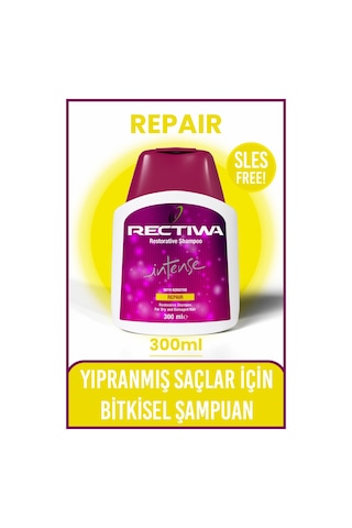 Rectiwa İntense Yıpranmış ve Kuru Saçlar için Şampuan 300 ML