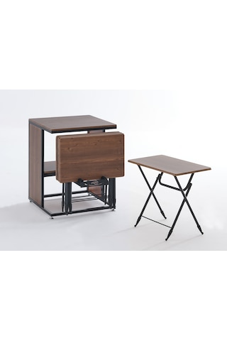 Dresuar Kahvrengi Servis Sehpası