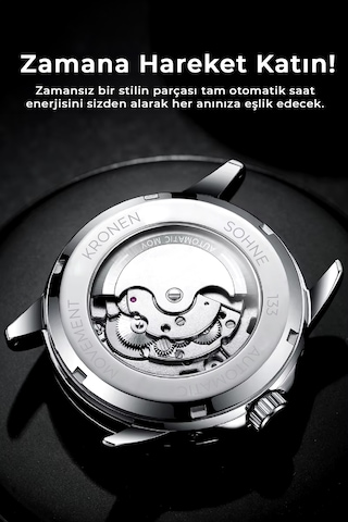 Kronen & Söhne Ks7009 Day Night Tourbillon Mekanik Otomatik Saat