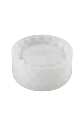 Geekyou Tekrardan Kullanılabilir Örgü Desenli Mumluk, Mini Çiçek Saksısı Ve Dekoratif Nesneler İçin Silikon Kalıp - 6.1x3.1 Cm