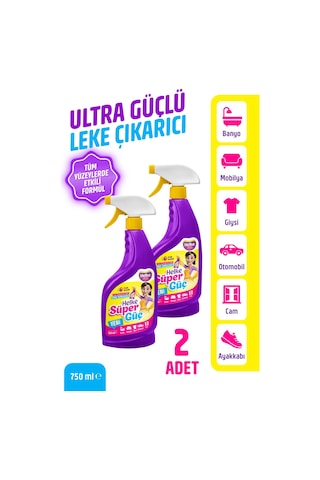 2'li Helke Süper Güç Etkili Leke Çıkarıcı Sprey 750ml