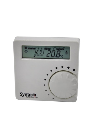 Syntech Syn177 Dijital Ekran Kablolu Programlı Oda Termostatı Syntech Syn177 Dijital Ekran Kablolu Programlı Oda Termostatı