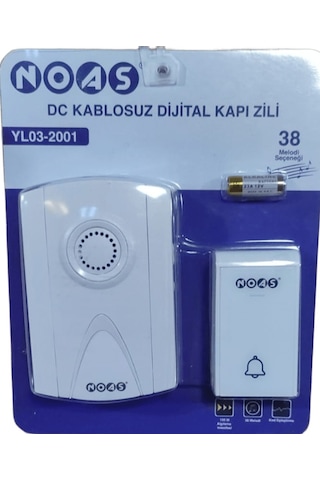 Noas Kablosuz Dijital Kapı Zili Yl03-2001