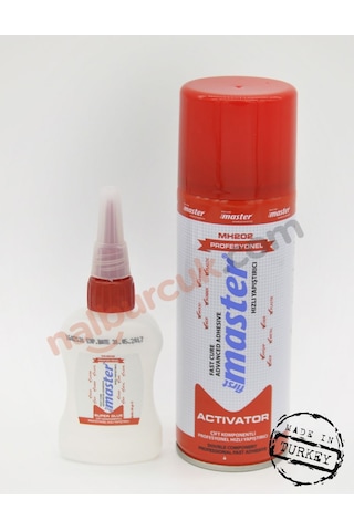 Master 2K Aktivatörlü Hızlı Yapıştırıcı 200 Ml