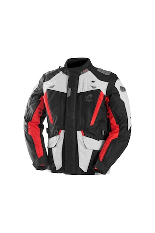 Furygan Apalaches Evo 4 Mevsim Motosiklet Montu Siyah Kırmızı