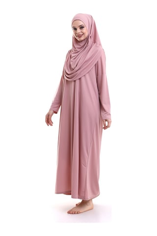 Tek Parça Namaz Elbisesi - Gül Kurusu - 5015 001