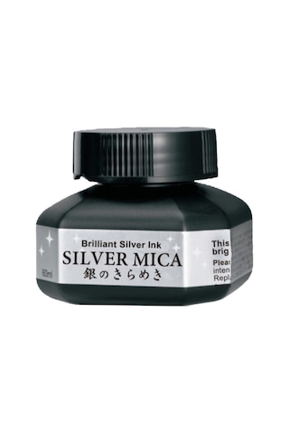 Silver Mica Metalik Gümüş Mürekkep 60 ML