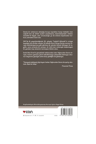 Yağmurdan Sonra Avrupa - Alan Burns - Can Yayınları