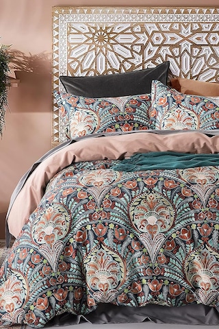 İqon Lastikli Çarşaflı Nevresim Takımı Tek Kişilik Bohemian Bohemian