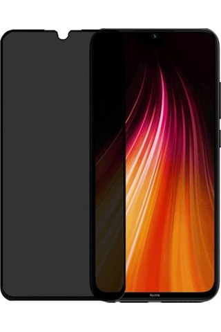 Xiaomi Redmi Note 8 Hayalet Ekran Koruyucu Kırılmaz Cam Gizli Privacy