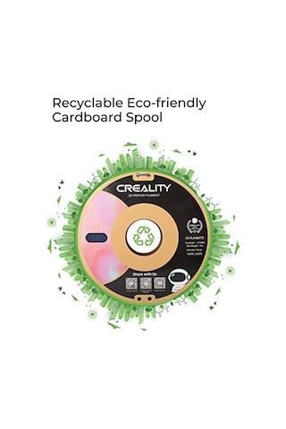Creality Cr-pla Mat Filament 1,75 Mm 1,0 Kg Genişliğinde Piyasadaki%99 Fdm Yazıcılarla Uyumlu, Mat Siyah