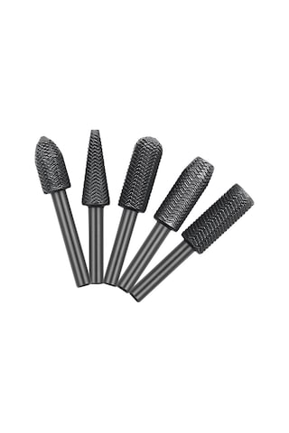 Kangvka 5 Parça Dönen Çelik File Seti - Yumuşak Metal Taşlama, Tıraş Temizleme Ve Delik Genişletme - Elektrikli Taşlama Ucu 6mm 11mm Pe Poşetli