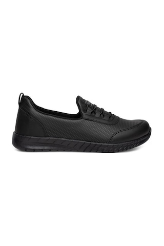 Parley 2024-24 Deri Anatomik Kadın Sneaker Siyah